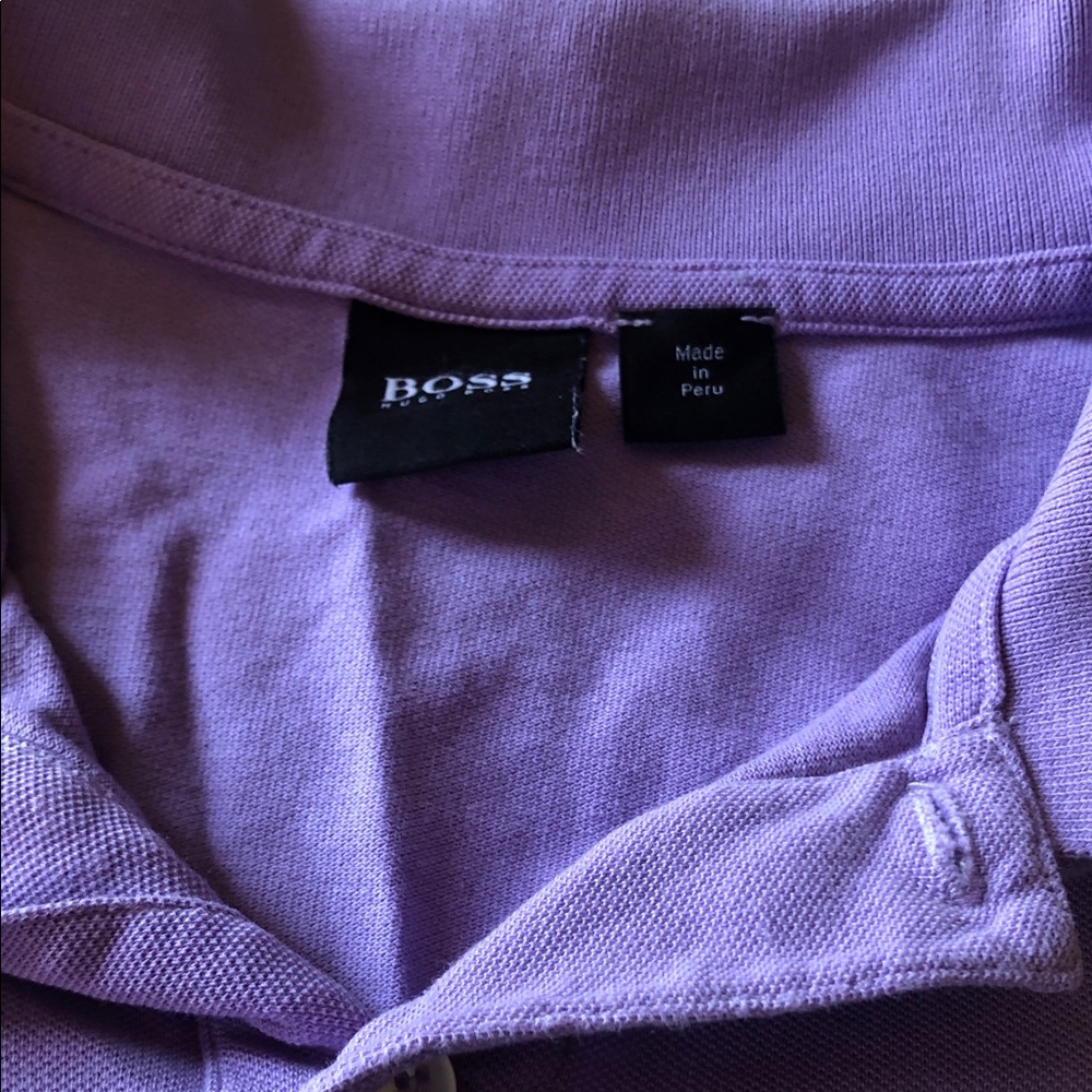 Hugo Boss lavender polo men’s xl
